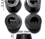 Rubber Feet for Heavy Usage  30 x 19.5mm 4pcs [RB96]