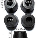 Rubber Feet for Heavy Usage  30 x 19.5mm 4pcs [RB96]