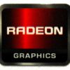 Original Radeon Graphics Sticker / Badge 13.5 x 16mm [596]