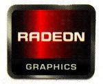Original Radeon Graphics Sticker / Badge 13.5 x 16mm [596]
