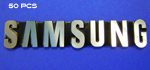 50 pieces of Samsung Sticker / Badge / Emblem 8 x 46mm [814x50]