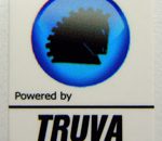 Powered by TRUVA Linux Sticker 19 x 24mm [485]