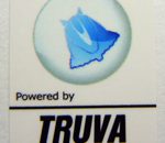 Powered by TRUVA Linux Sticker 19 x 24mm [486]