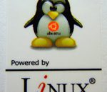 Powered by Ubuntu Linux Sticker 19 x 24mm [481]