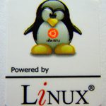 Powered by Ubuntu Linux Sticker 19 x 24mm [481]