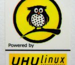 Powered by UHU Linux Sticker 19 x 24mm [488]