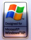 Designed for Microsoft Windows XP Sticker 17 x 26mm [2]