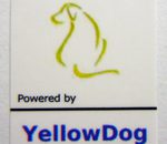 Powered by YellowDog Linux Sticker 19 x 24mm [494]