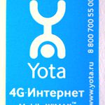 Original Yota 4G Mobile WiMax Sticker 14 x 19mm [114]