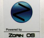 Powered by Zorin OS Linux Sticker 19 x 24mm [613]