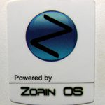 Powered by Zorin OS Linux Sticker 19 x 24mm [613]