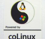 Powered by coLinux Sticker 19 x 24mm [541]