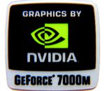 Original NVIDIA GeForce 7000m Sticker 18 x 18mm [208]