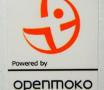 Powered by openmoko Linux Sticker 19 x 24mm [500]