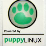 Powered by puppy LINUX Sticker 19 x 24mm [507]