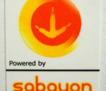 Powered by sabayon Linux Sticker 19 x 24mm [510]