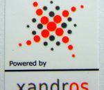 Powered by xandros Linux Sticker 19 x 24mm [491]