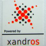 Powered by xandros Linux Sticker 19 x 24mm [491]