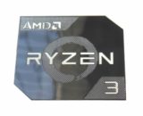 AMD RYZEN 3 metal sticker 18 x 20mm / 11/16" x 13/16" [988]
