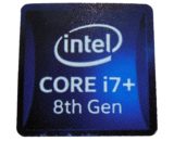 Intel Core i7+ 8th Generation Sticker 18x18mm / 11/16" x 11/16" [993]