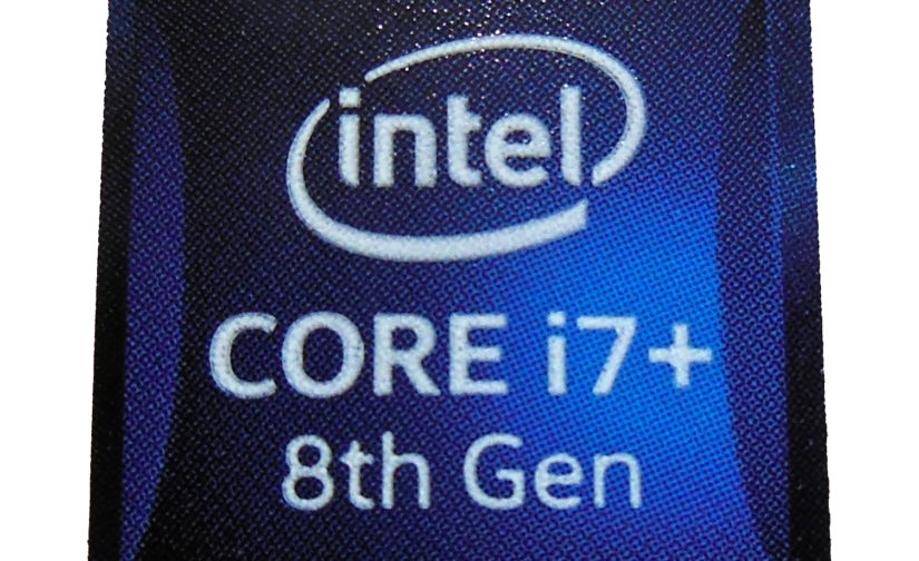 Intel Core i7+ 8th Generation Sticker 18x18mm / 11/16" x 11/16" [993]