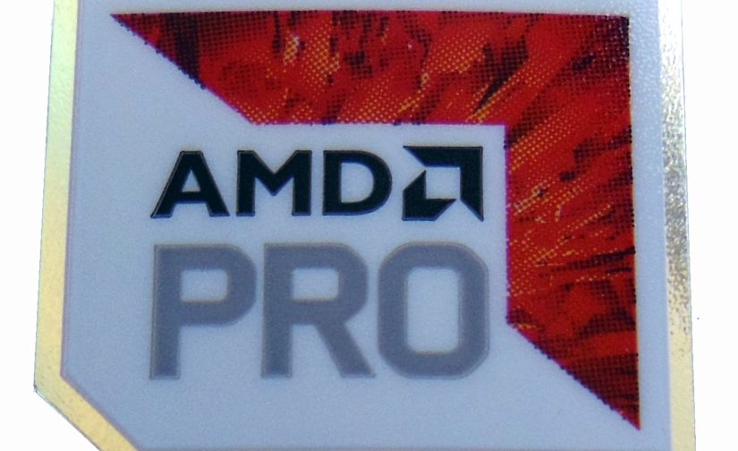 AMD PRO Sticker 16 x 20mm / 5/8" x 13/16" [1007]