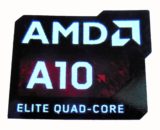 AMD A10 ELITE QUAD-CORE Sticker 16 x 20mm / 5/8" x 13/16" [1012]