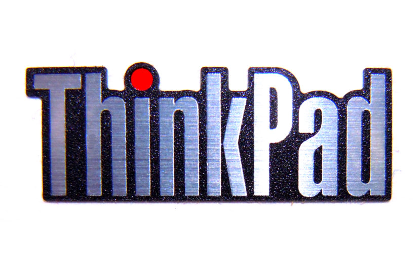 Original Thinkpad Sticker / Badge 14 x 40mm / 17/32" x 1 9/16" [1157]