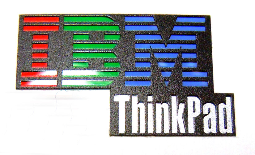 Original IBM Thinkpad Sticker / Badge 16 x 27mm [13]