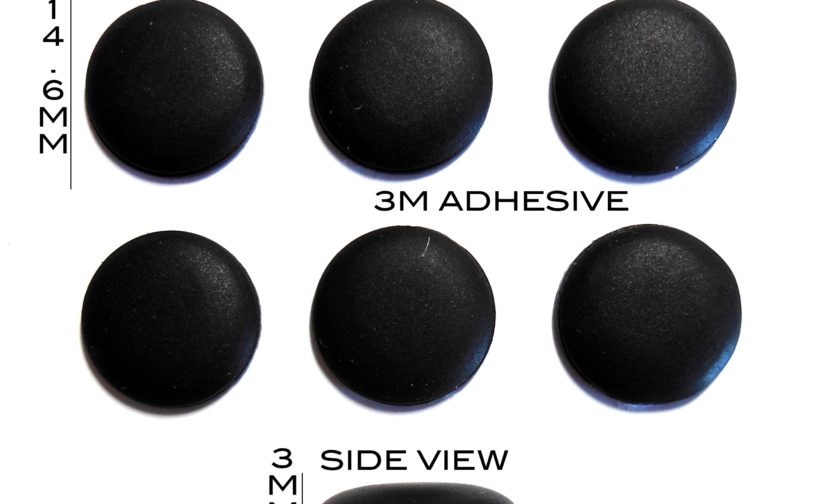 10000 pieces of Silicone Rubber Feet 14.6mm(L) x 14.6mm(W) x 3mm(H) Self Adhesive [RB246]