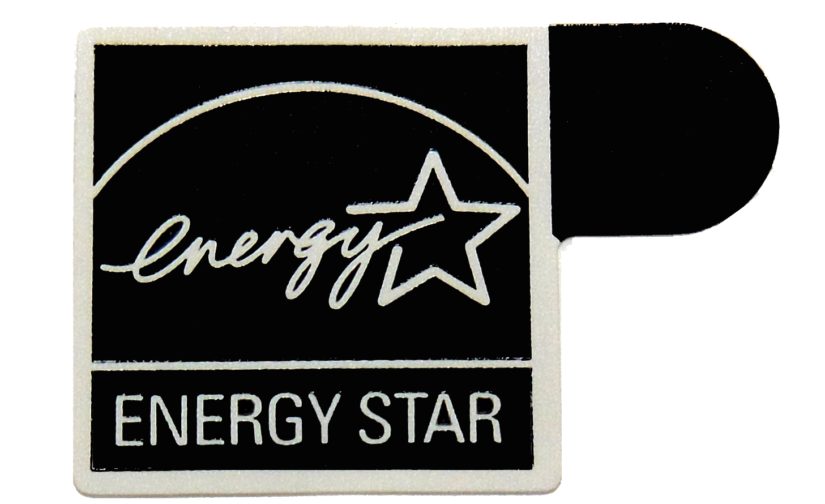 Energy Star Sticker 10mm x 10mm (15mm w/tab) 3/8" x 3/8" (5/8" w/tab) [1032]