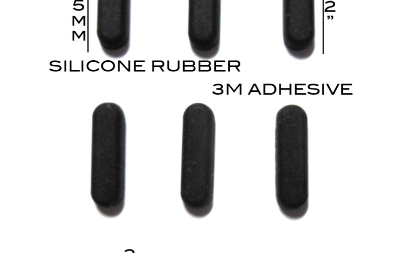 VATH Self Adhesive Silicone Rubber Feet 12.5mm(L) x 3.8mm(W) x 2.5mm(H) 6pcs [RB289]