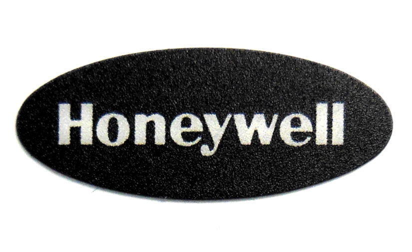 Honeywell sticker 10.8 x 27mm / 7/16" x 1 1/16" [1033]