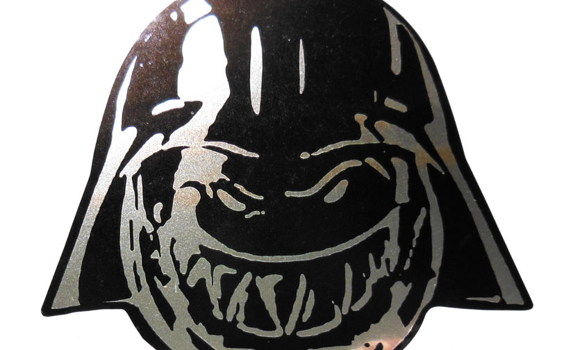 VATH Spitfire Flame Head Darth Vader sticker 60mmW x 60mmH / 2 3/8"H x 2 3/8"W [C63]