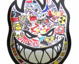 VATH Spitfire Flame Head  Logo sticker 60mmW x 80mmH / 3 1/8"H x 2 3/8"W [C65]