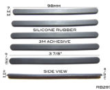 VATH Silicone Rubber Feet (Grey) 98mm(L) x 7mm(W) x 2mm(H) 5pcs Self Adhesive [RB297]
