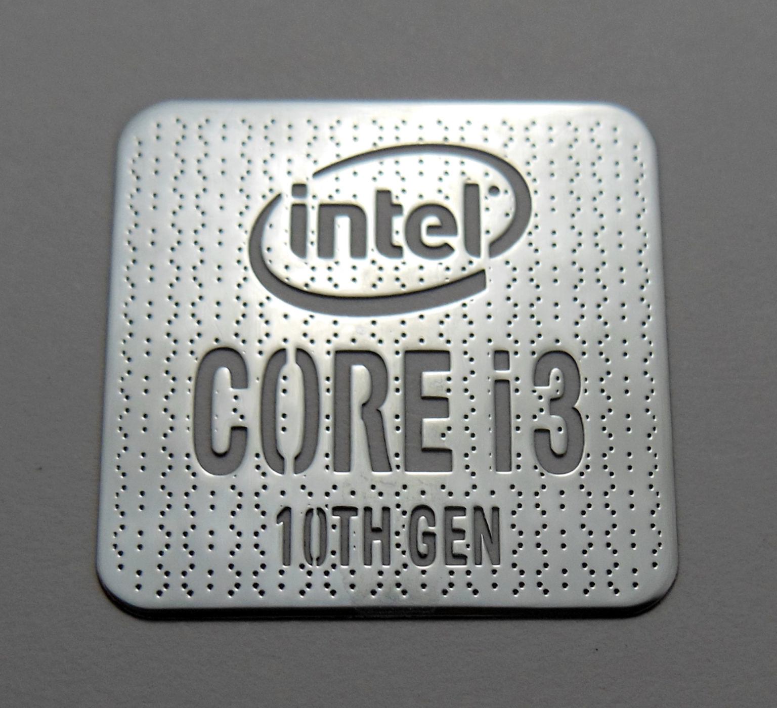 Vath Made Intel Core I3 10th Gen Metal Sticker 18 X 18mm 1116″ X 1116″ 1039 Vath Ventures 4283