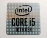 Intel Core i5 10th Gen Sticker 18 x 18mm / 11/16" x 11/16" [1051]