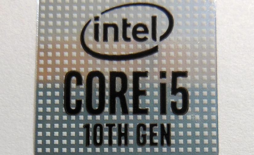 Intel Core i5 10th Gen Sticker 18 x 18mm / 11/16" x 11/16" [1051]