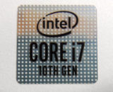 Intel Core i7 10th Gen Sticker 18 x 18mm / 11/16" x 11/16" [1052]