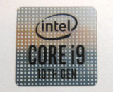 Intel Core i9 10th Gen Sticker 18 x 18mm / 11/16" x 11/16" [1053]