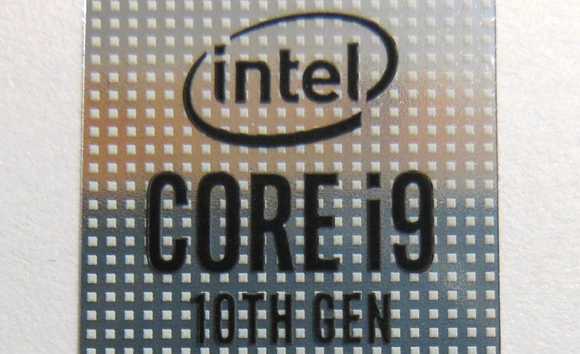 Intel Core i9 10th Gen Sticker 18 x 18mm / 11/16" x 11/16" [1053]