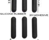 VATH Self Adhesive Silicone Rubber Feet 26mm(L) x 6mm(W) x 2.4mm(H) 6pcs [RB299]