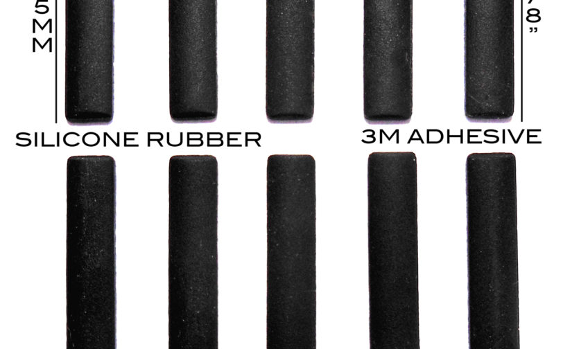 VATH Self Adhesive Silicone Rubber Feet 27.5mm(L) x 5.5mm(W) x 1.4mm(H) 10pcs [RB306]