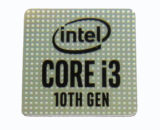 Intel Core i3 10th Gen Sticker 18 x 18mm / 11/16" x 11/16" [1054]