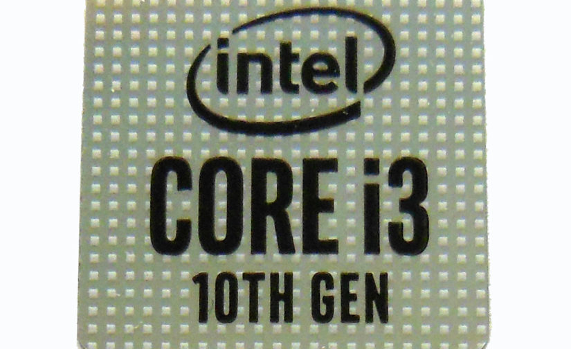 Intel Core i3 10th Gen Sticker 18 x 18mm / 11/16" x 11/16" [1054]