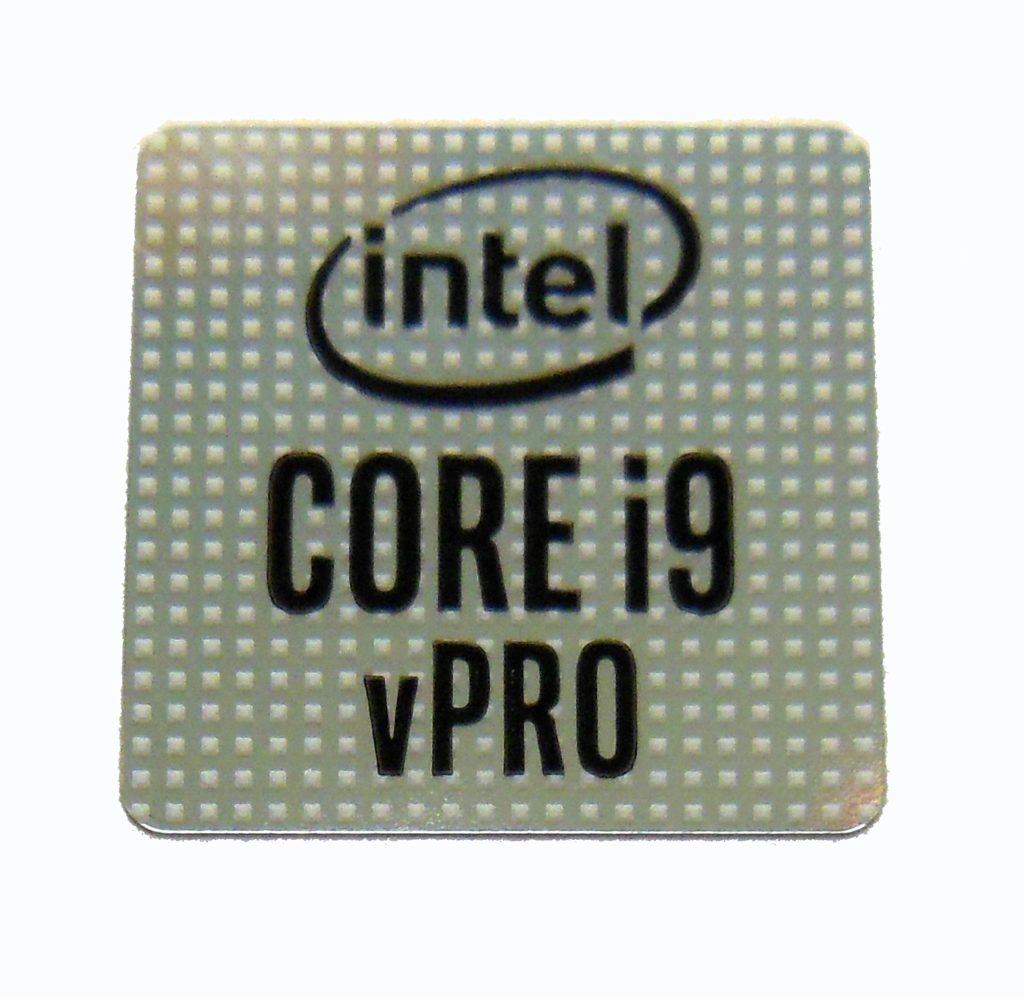 Intel Core I9 Vpro 10th Gen Sticker 18 X 18mm 1116″ X 1116″ 1055 Vath Ventures 7941