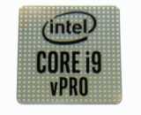 Intel Core i9 vPro 10th Gen Sticker 18 x 18mm / 11/16" x 11/16" [1055]