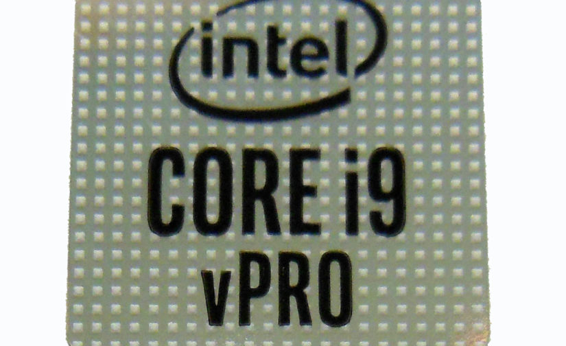 Intel Core i9 vPro 10th Gen Sticker 18 x 18mm / 11/16" x 11/16" [1055]