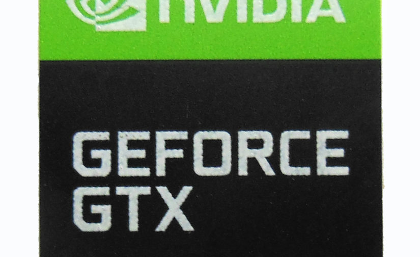 NVIDIA Geforce GTX Sticker 18 x 18mm / 11/16" x 11/16" [1058]